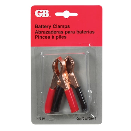 Gb Gardner Bender Insulated Wire Battery Clamps Assorted 2 pk 14-630